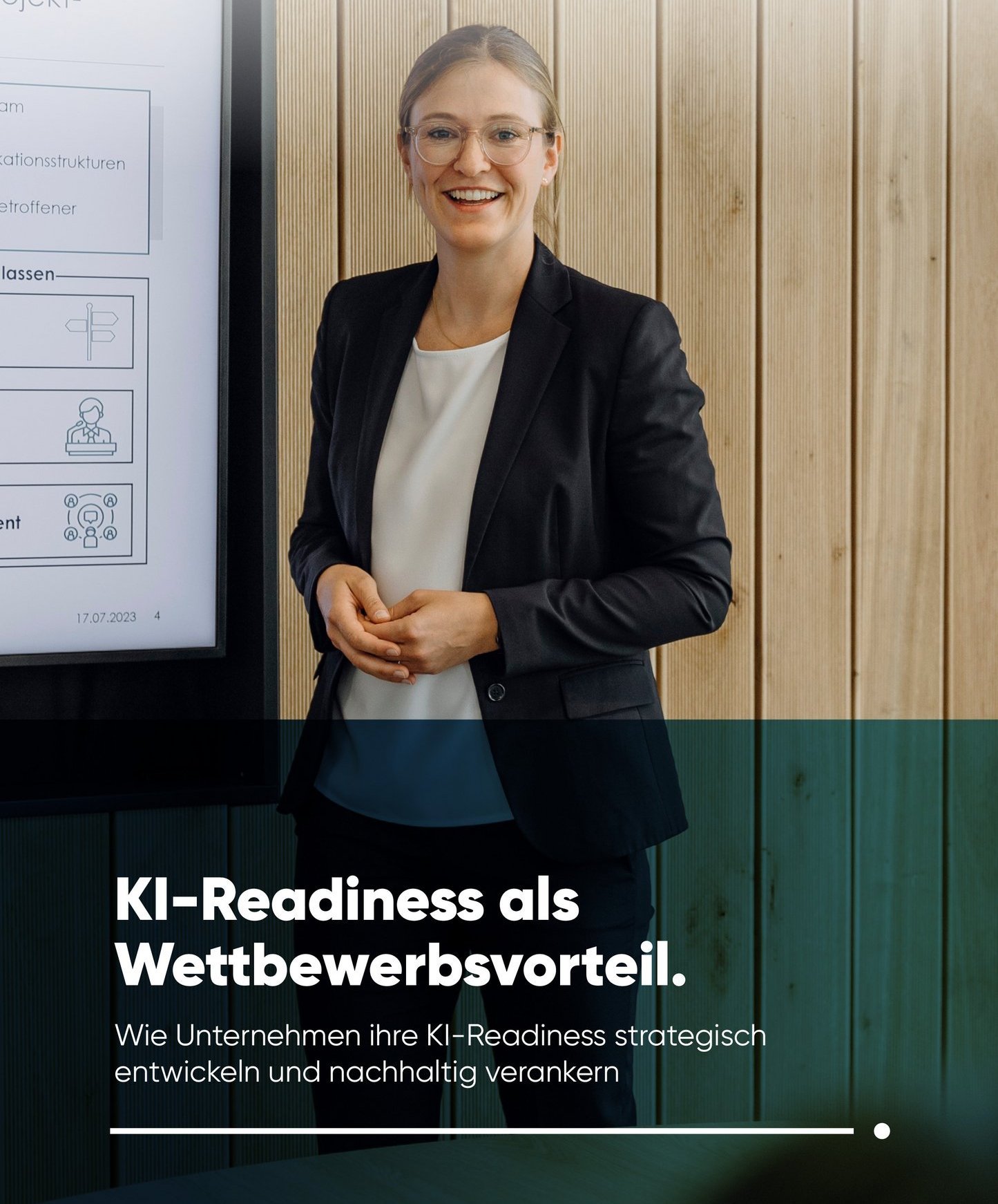 Dies ist ein Foto der Titelseite des Papers "KI-Readiness-Studie" von Intero Consulting.